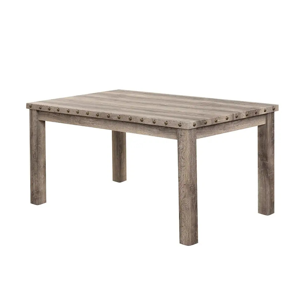 Farmhouse Dining Set for 4, 60" Table