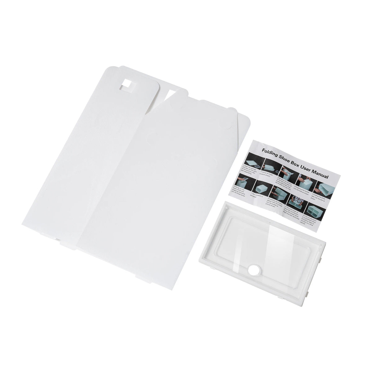 24-Pack Foldable Shoe Storage Boxes