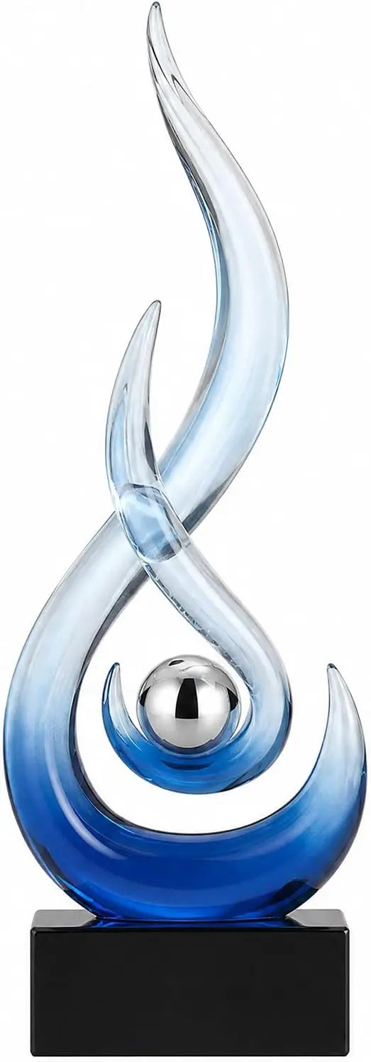 Golden Flame Home Decor Figurines