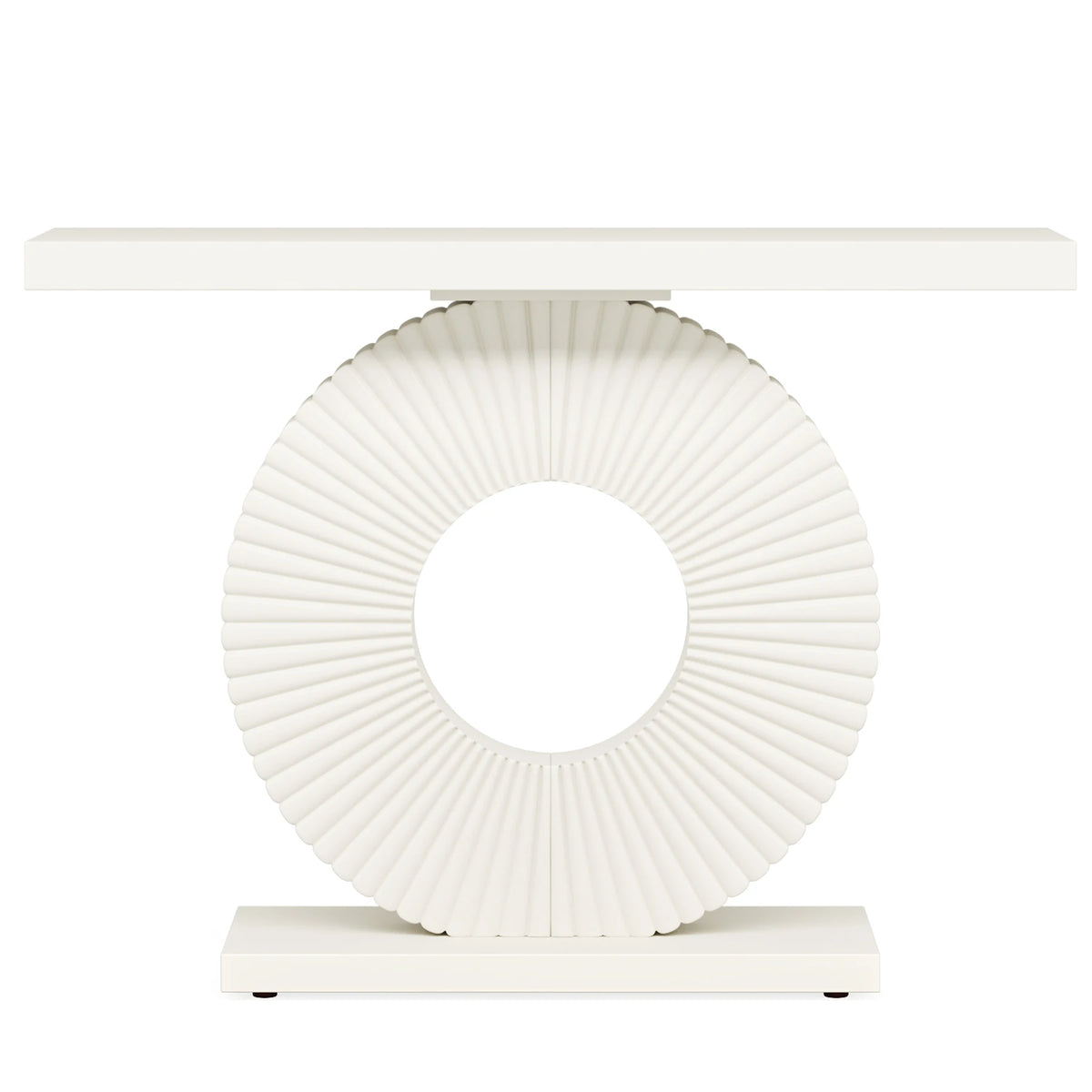 Tribesigns Console Table with Geometric Base