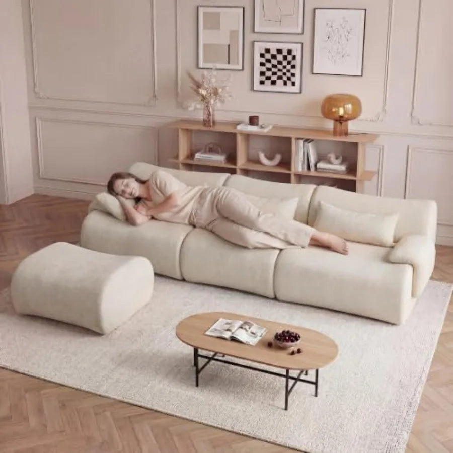 118" Cloud Couch L-Shaped Sectional