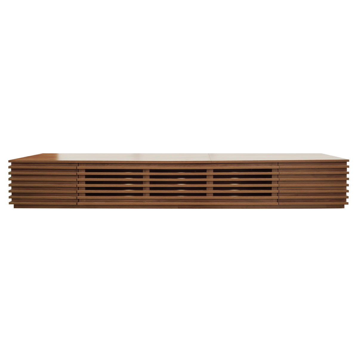 86" Modern TV Stand – Walnut