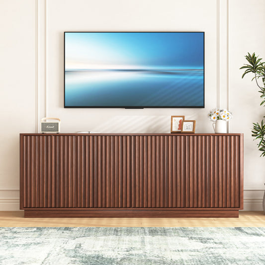 63" Buffet Sideboard with 4 Doors – Walnut