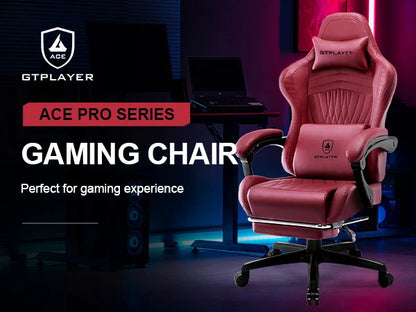 GTPLAYER Gaming Chair with Speakers & Footrest