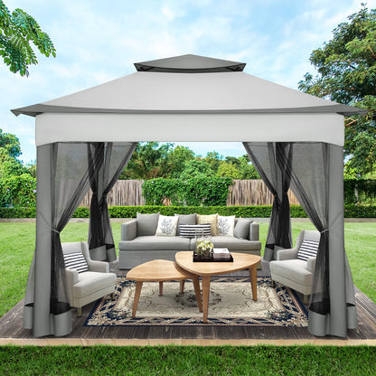 11x11 Pop-Up Gazebo with Mosquito Netting