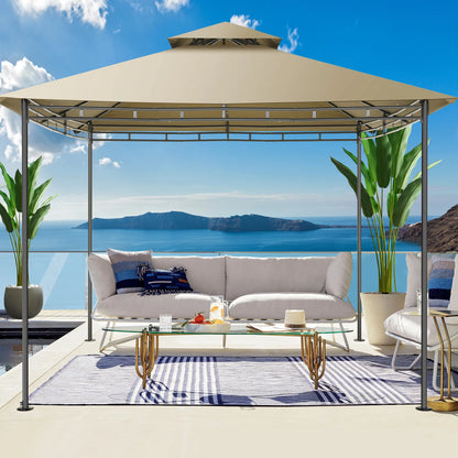 10x10 Heavy Duty Gazebo with Curtains