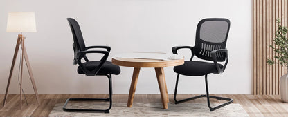 JHK Office Chair without Wheels, Mesh