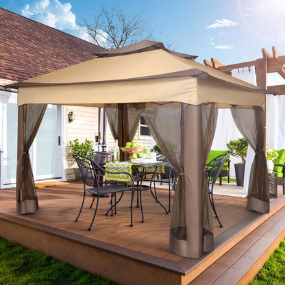 11x11 Pop-Up Gazebo with Mosquito Netting