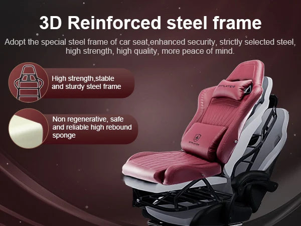 GTPLAYER Gaming Chair with Speakers & Footrest