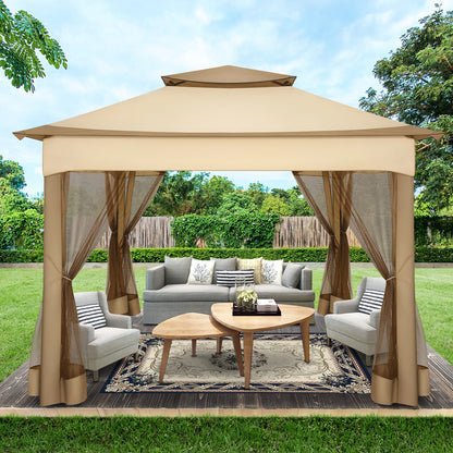 11x11 Pop-Up Gazebo with Mosquito Netting