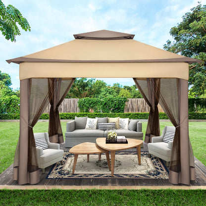 11x11 Pop-Up Gazebo with Mosquito Netting