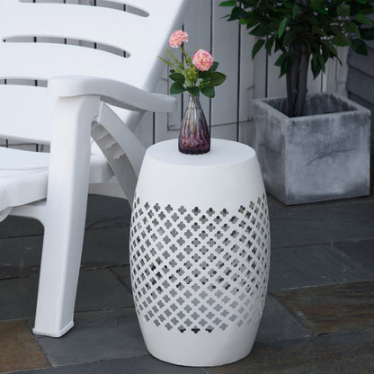 Garden Steel Round Accent Table
