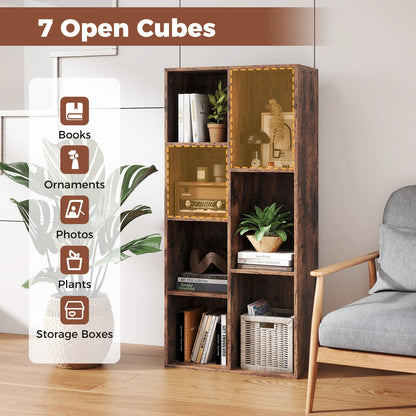 7-Cube Freestanding Bookcase