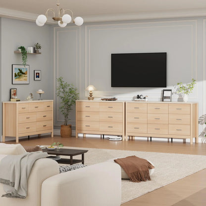 6 Drawer Wooden Dresser