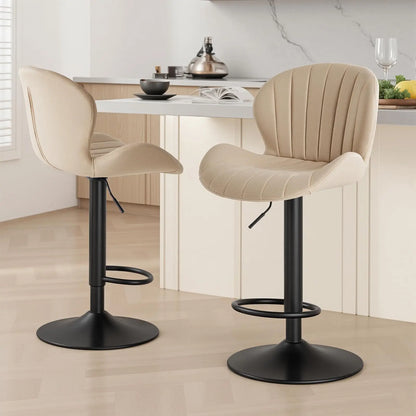 JHK Swivel Dining Chairs, Set of 2