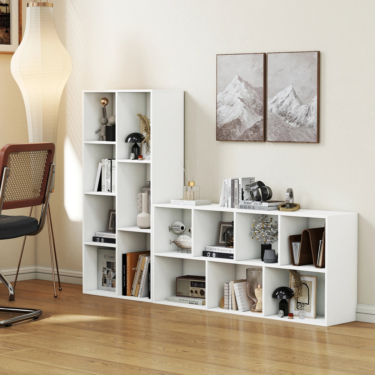 7-Cube Freestanding Bookcase