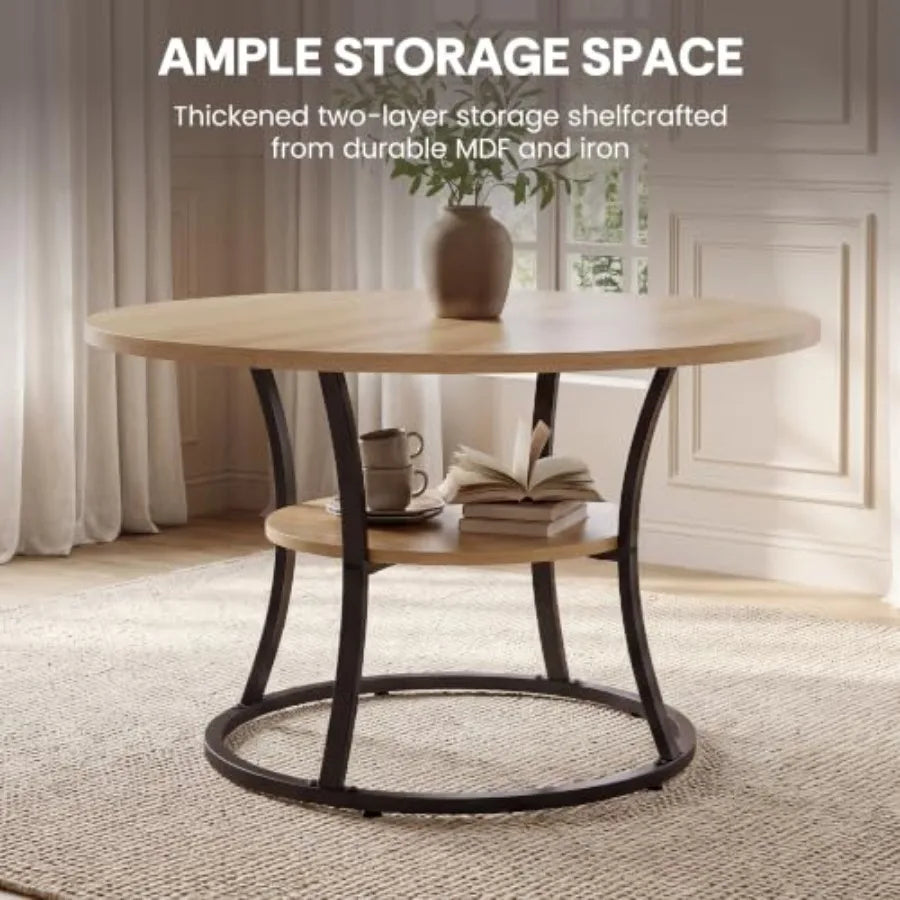 47" Round Dining Table Set for 4