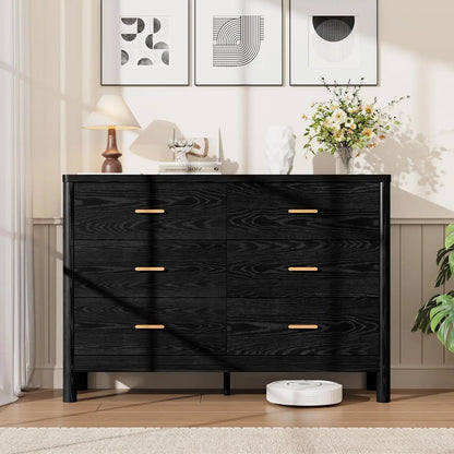 6 Drawer Wooden Dresser