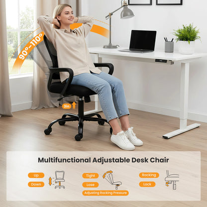 MCQ Ergonomic Office Chair, Mid Back