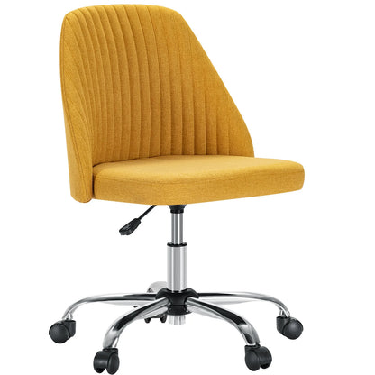 JHK Armless Vanity Swivel Desk Chair