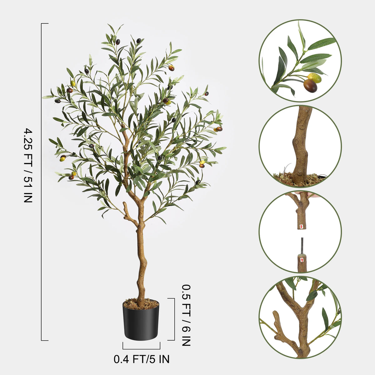 Artificial Olive Tree