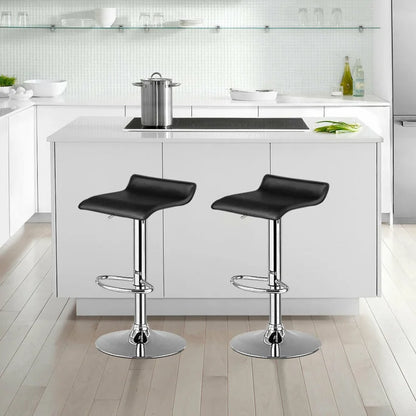 Adjustable Backless Bar Stools, Set of 2