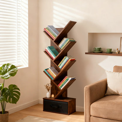 JHK 43" Geometric Book Rack