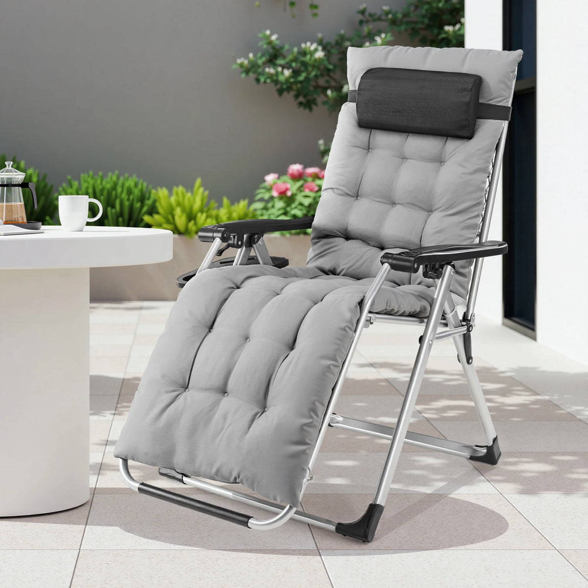 JHK Zero Gravity Recliner Chairs, Set of 2