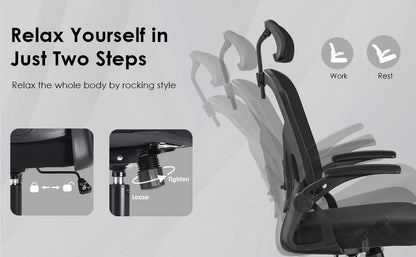 Farini High-Back Swivel Office Chair