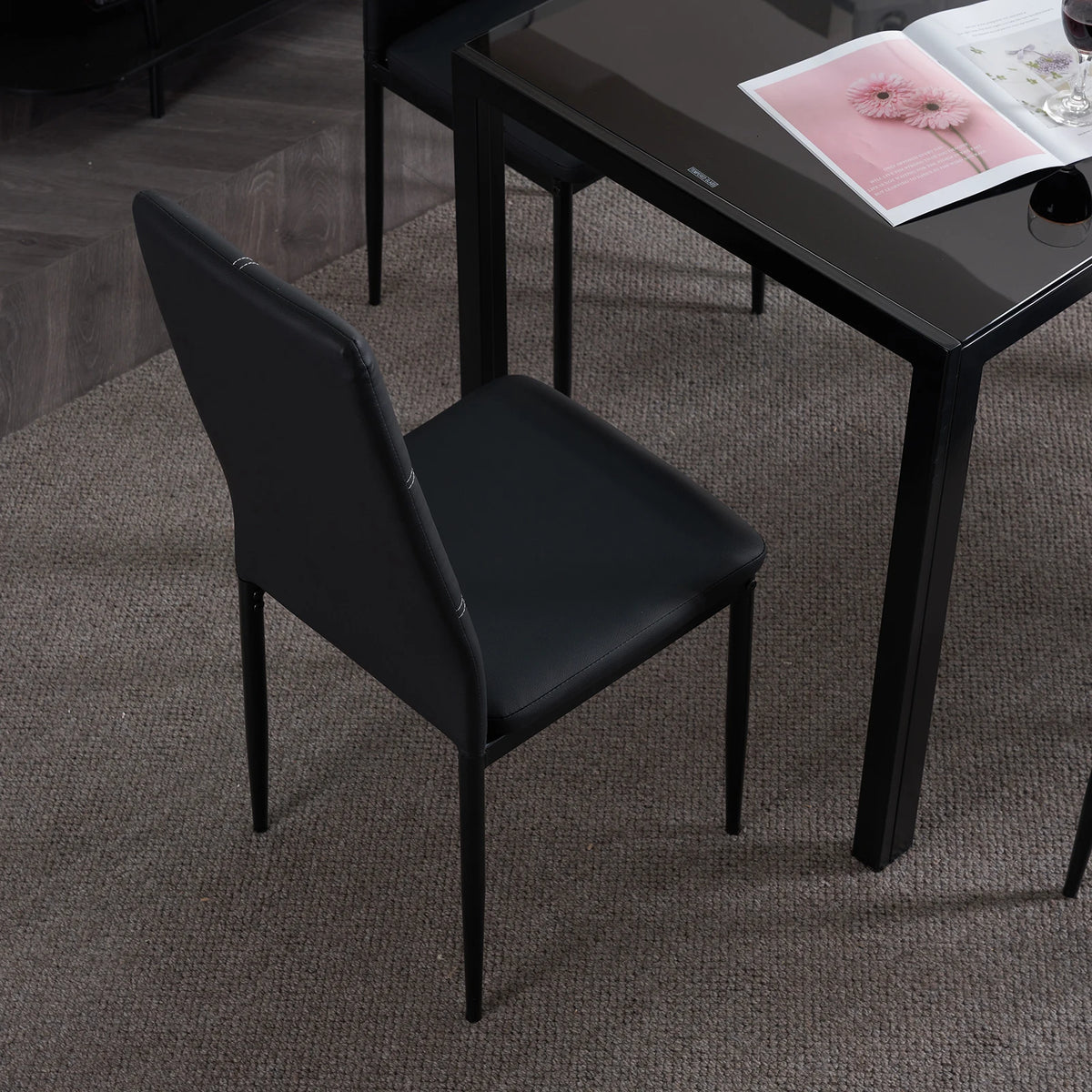 High-Back Dining Chairs, Set of 4