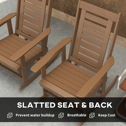 Outdoor Rocking Chairs, Set of 2