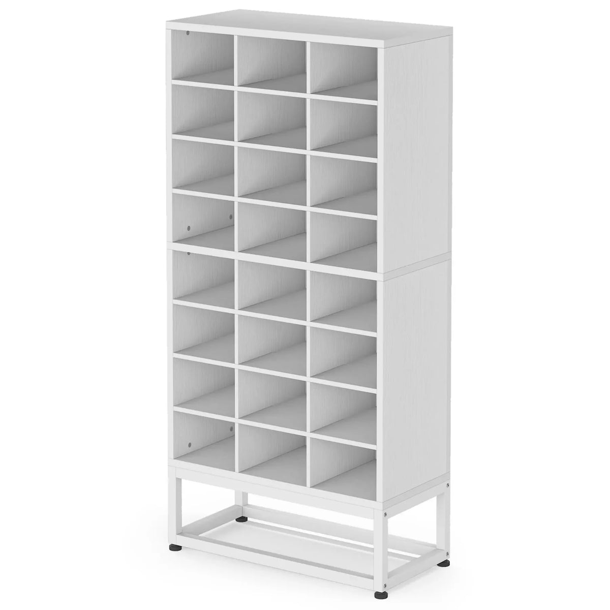 Tribesigns 8-Tier Wood Shoe Cabinet