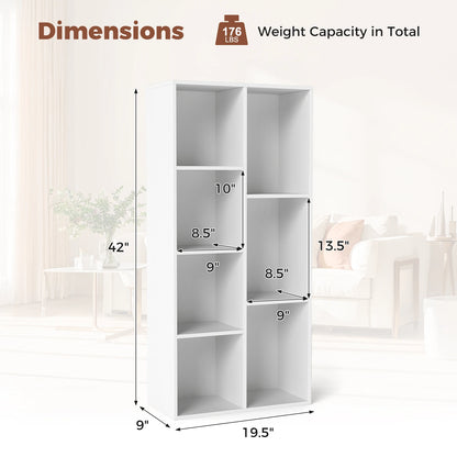 7-Cube Freestanding Bookcase