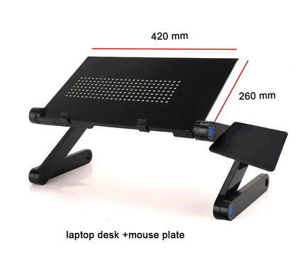 Adjustable Laptop Desk Stand with Cooling Fan