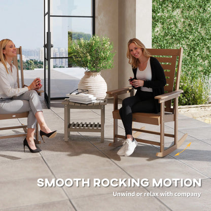 Outdoor Rocking Chairs, Set of 2