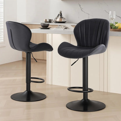 JHK Swivel Dining Chairs, Set of 2