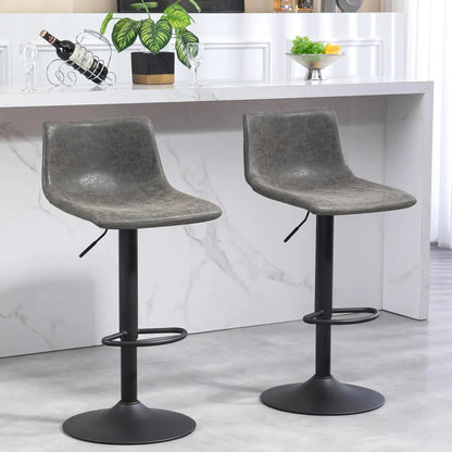 Swivel Counter Height Bar Stools, Set of 2