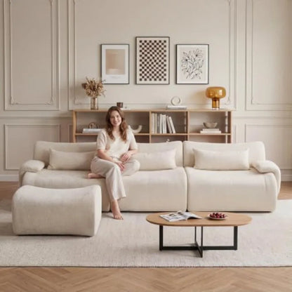 118" Cloud Couch L-Shaped Sectional