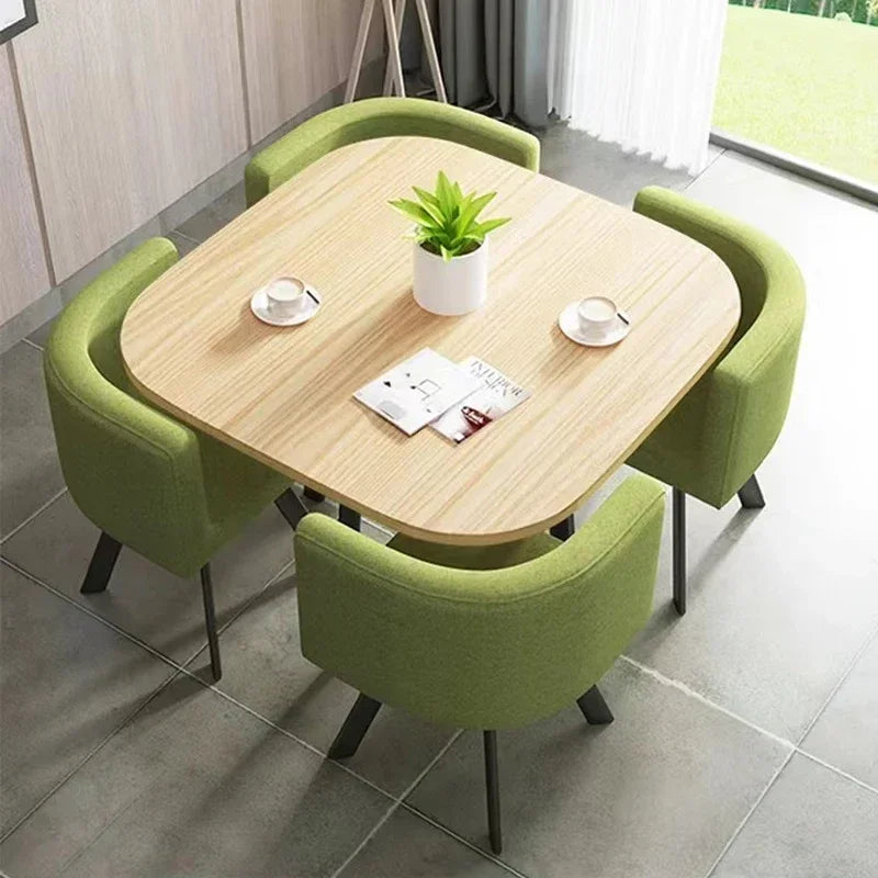 Modern Wooden Dining Table Set