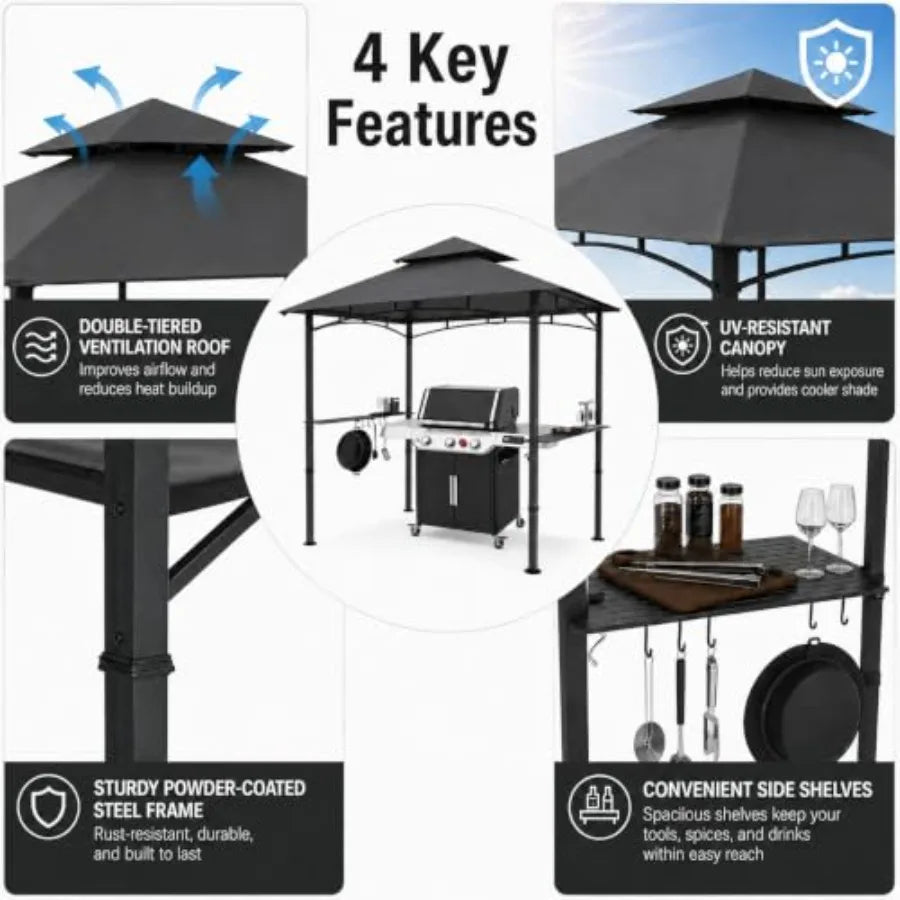 8x5 Outdoor Gazebo Canopy