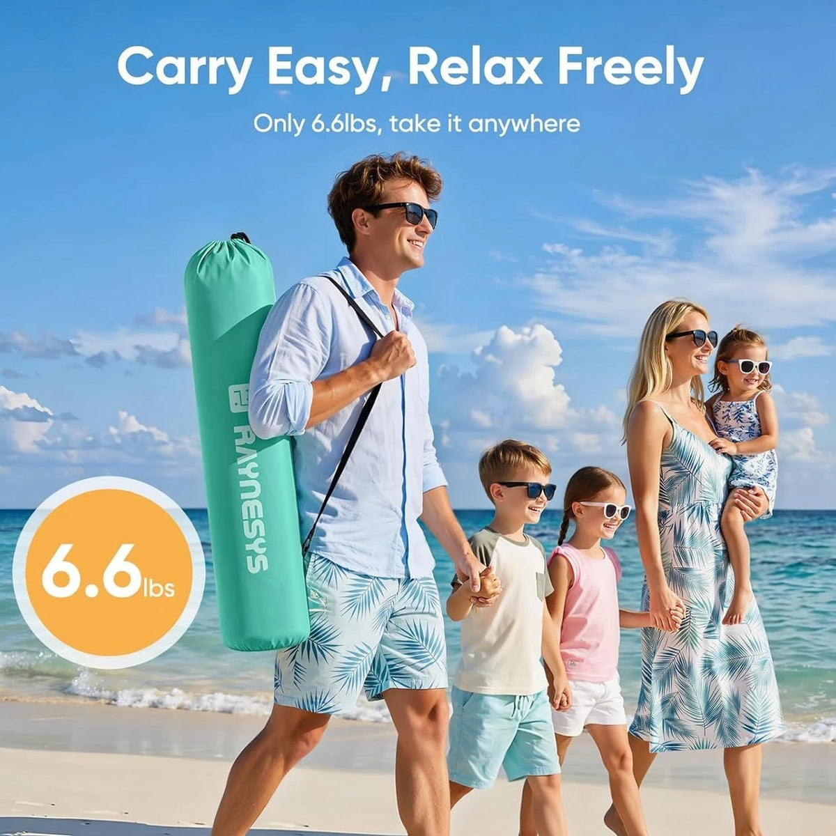 Pop-Up Beach Tent Sun Shelter (5-6 Person)