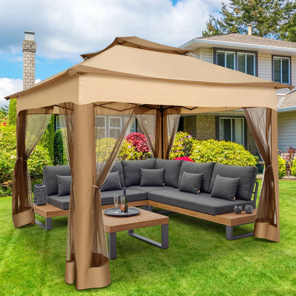 11x11 Pop Up Gazebo with Mosquito Netting