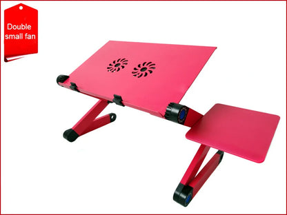 Adjustable Laptop Desk Stand with Cooling Fan