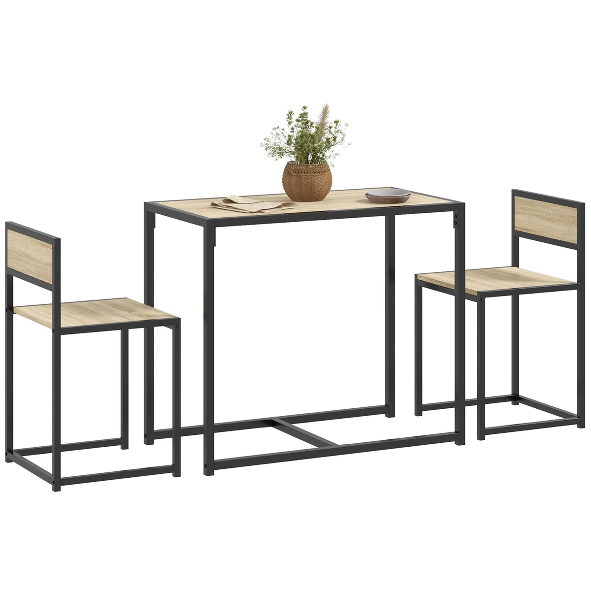 Homcom Compact Dining Table Set for 2
