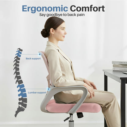 MCQ Ergonomic Office Chair, Mid Back