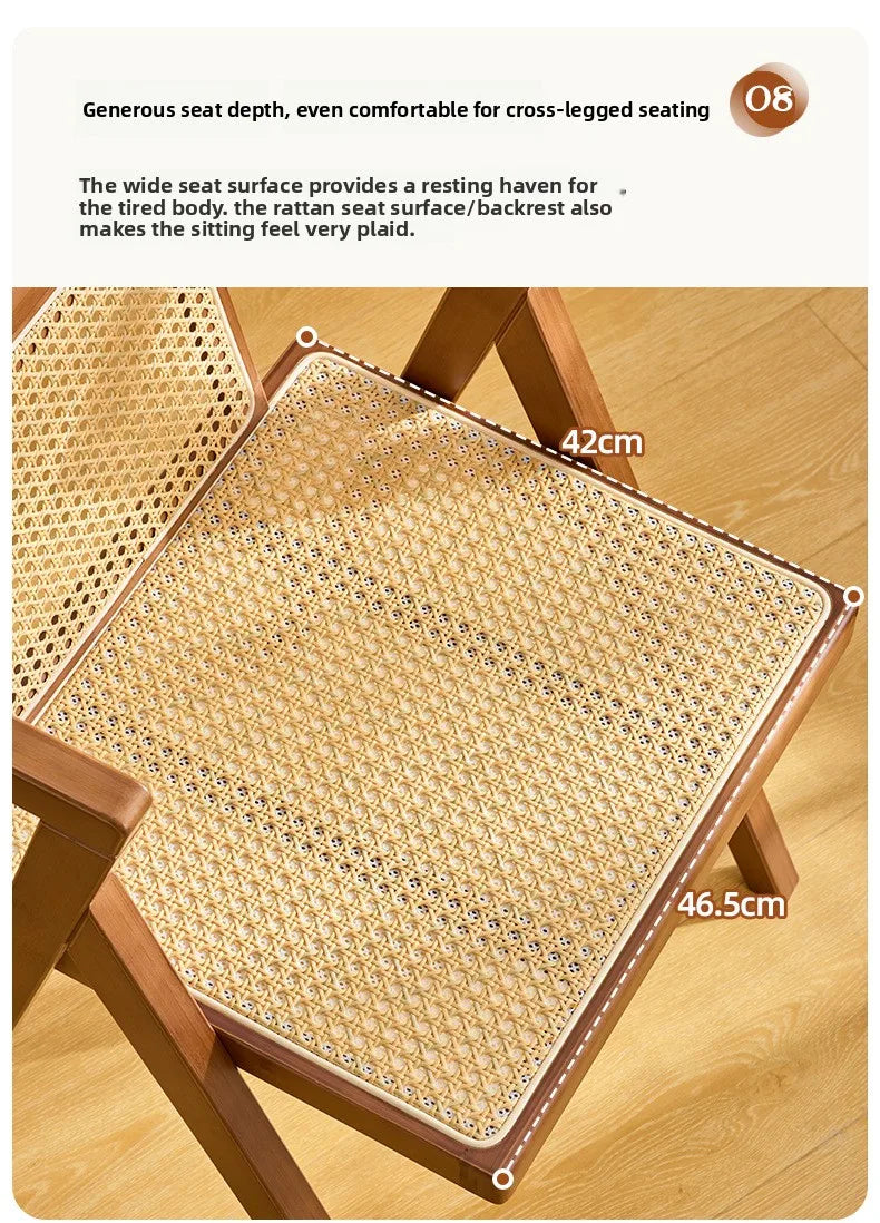 Rattan Balcony Tea Table & Chairs Set
