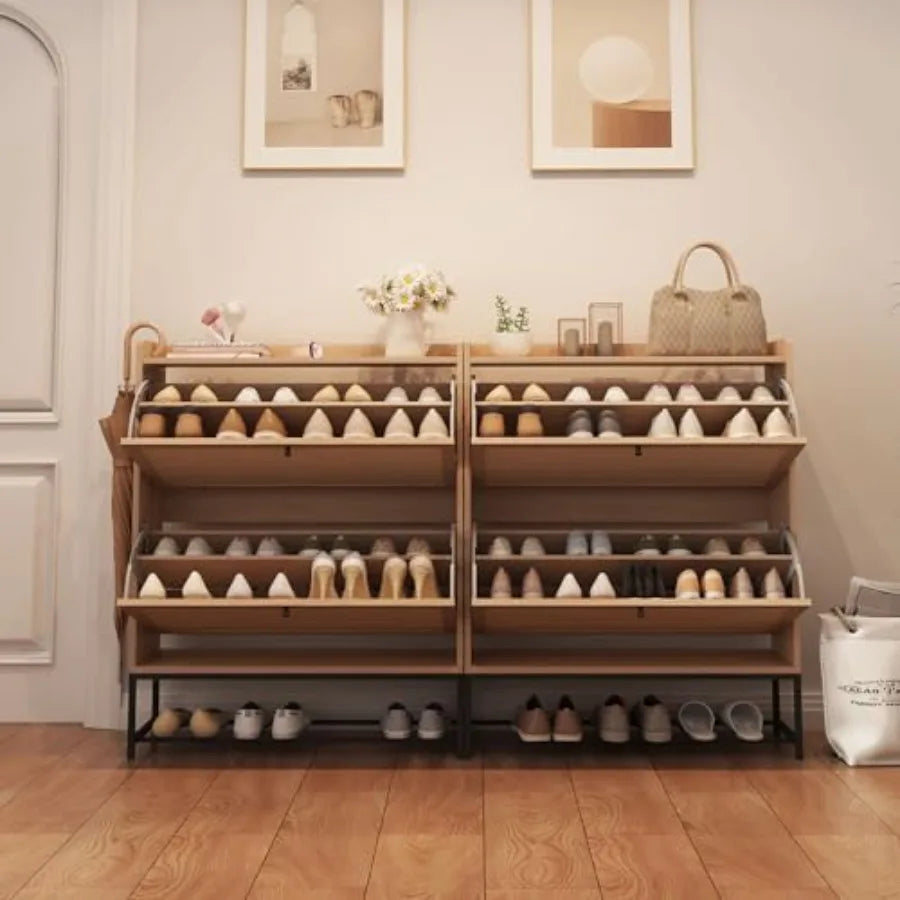 Narrow Shoe Storage Cabinet