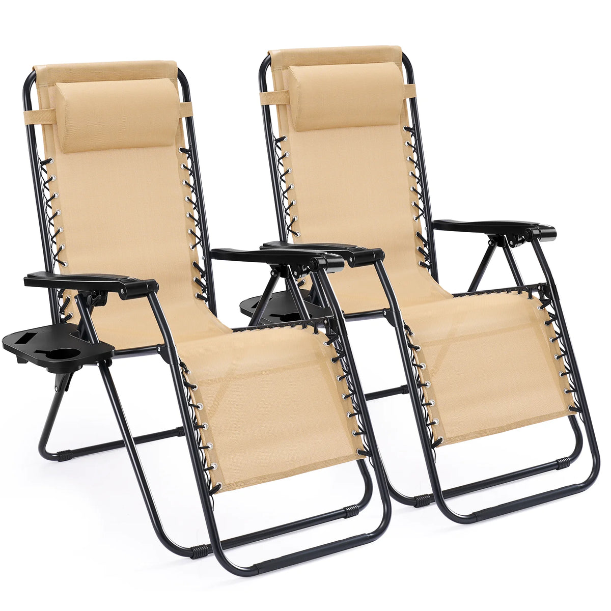 JHK Zero Gravity Recliner Chairs, Set of 2