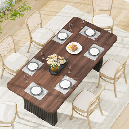 Farmhouse Dining Table for 6-8, 71"