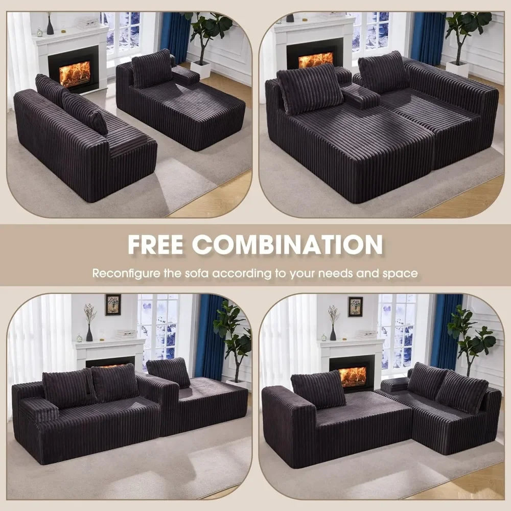 Cloud Memory Foam Sectional Sofa